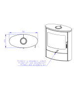 ROMOTOP NAVIA 02 kameň - krbové kachle