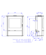 ROMOTOP NAVIA 02 kameň - krbové kachle