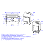 ROMOTOP DYNAMIC WB 2G 66.50.01 - krbová vložka s teplovodným výmenníkom, dvojsklom a zadným prikladaním