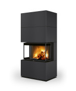 ROMOTOP CARA C thermaline 62 - dizajnový akumulačný krb s výsuvnými dvierkami