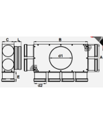 Rozdeľovací box PK 8 vývodov 8x75/200/PK