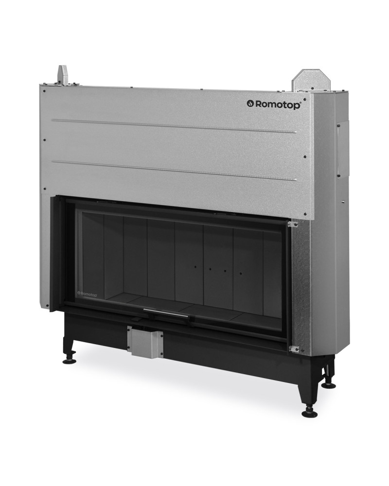ROMOTOP HEAT 3G L 110.50.06 čierne ohnisko - krbová vložka s výsuvnými dvierkami