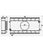 Rozdeľovací box PK 14 vývodov 14x75/200/PK