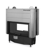ROMOTOP HEAT T 3G L 88.50.06 čierne ohnisko - krbová vložka priehľadová s výsuvnými dvierkami