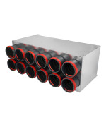 Rozdeľovací box dvojradový PK 12 vývodov 12x75/200D/PK