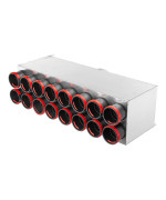Rozdeľovací box dvojradový PK 16 vývodov 16x75/160D/PK