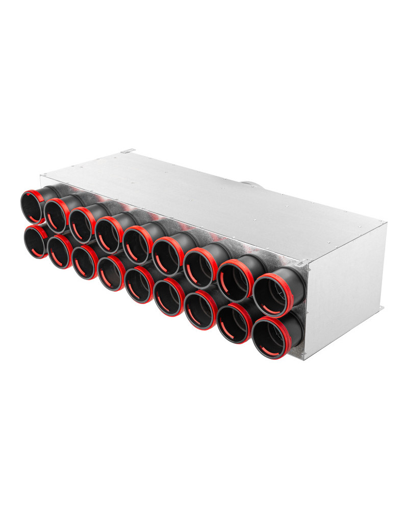Rozdeľovací box PK dvojradový 18x75/200 izolovaný