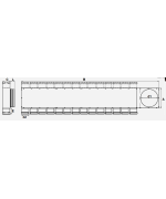 Rozdeľovací box PK ľavý/pravý 14x75/200