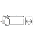 Distribučný box GM 1x75/125 priamy