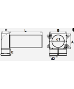 Distribučný box PK 2 vývody 2x90/125/PK