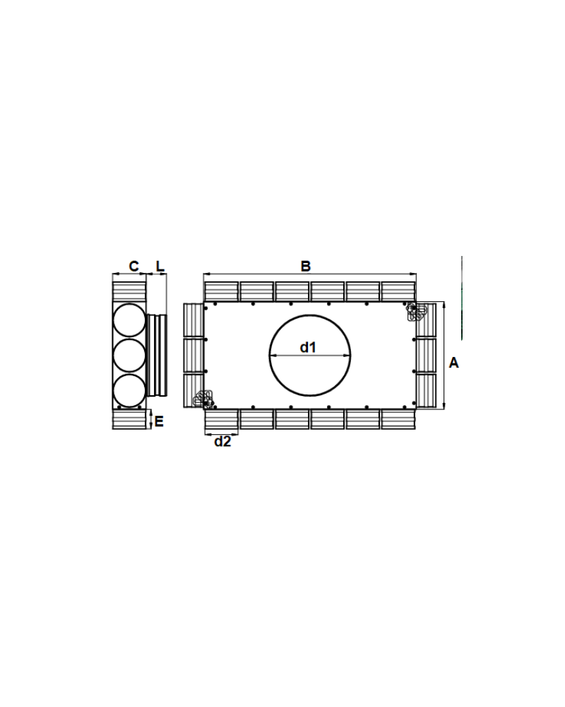 Rozdeľovací box GM 18 vývodov 18x75/160/GMI