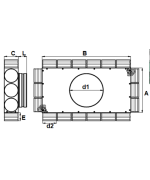 Rozdeľovací box GM 18 vývodov 18x75/160/GMI