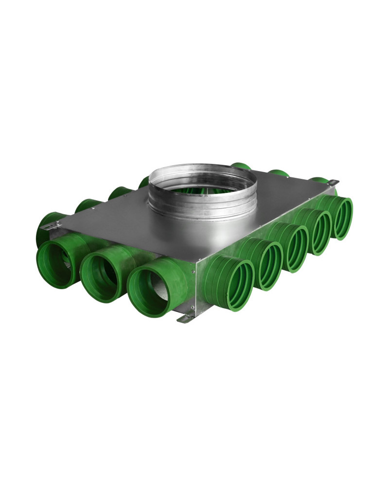 Rozdeľovací box dvojradový GM 16 vývodov 16x75/200D/GM