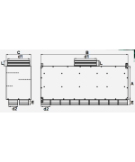 Rozdeľovací box GM dvojradový 18x75/200