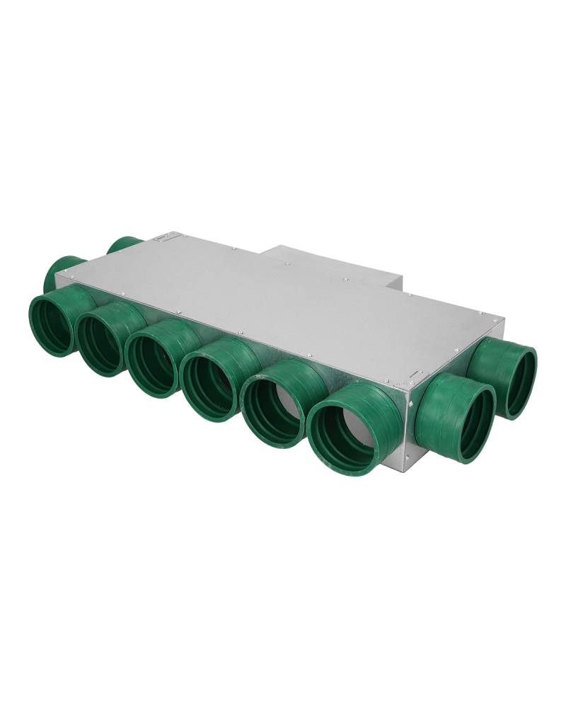 Rozdeľovací box GM s obdĺžnikovým výstupom 10x75/200x50
