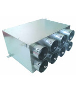 Rozdeľovací box dvojradový 8×90/160 izolovaný