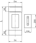 Čistiaci prvok ø140 mm nerez