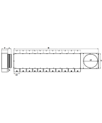 Rozdeľovací box ľavý/pravý 12×75/200