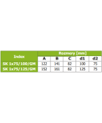 Distribučný box GM 1 vývod 1x75/125/GM