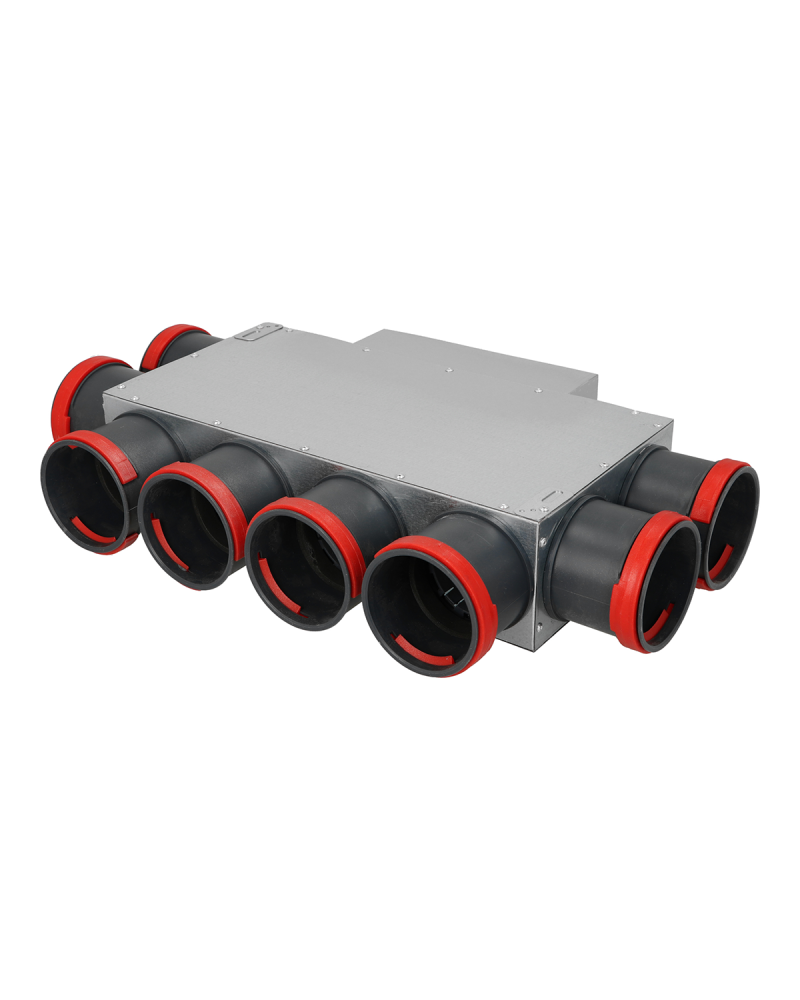 Rozdeľovací box PK s obdĺžnikovým výstupom 8x75/200x90