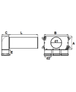Distribučný box PK 3x90/125