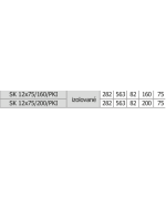 Rozdeľovací box PK 12x75/200 izolovaný