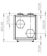 PRODMAX PRO MAX 600 R H/V - rekuperátor