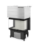 ROMOTOP IMPRESSION C 3G L 74.51.37.24 - trojstranná krbová vložka s výsuvnými dvierkami a s deleným sklom