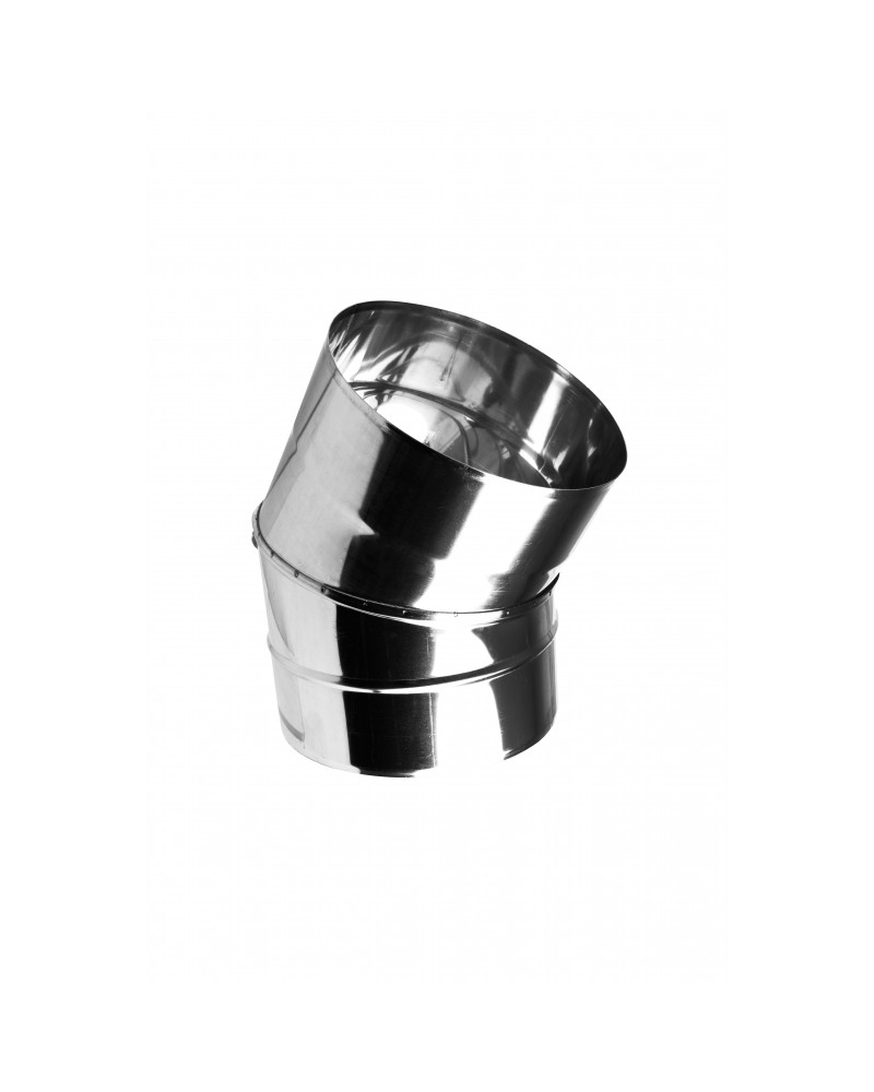 Koleno Ø180/30° pevné nerez 0,8 mm | Dymovod