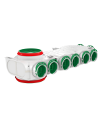 Rozdeľovací box AWENTA 8x75/160-200 - ľavý