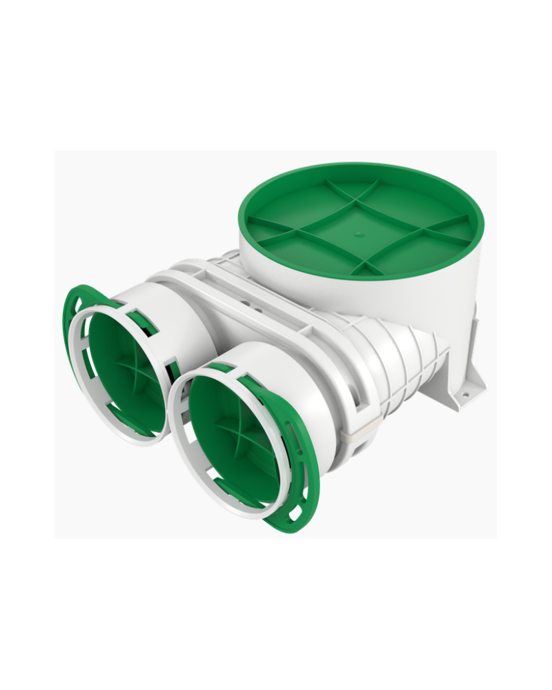 Distribučný box AWENTA 2x75/125 - priamy