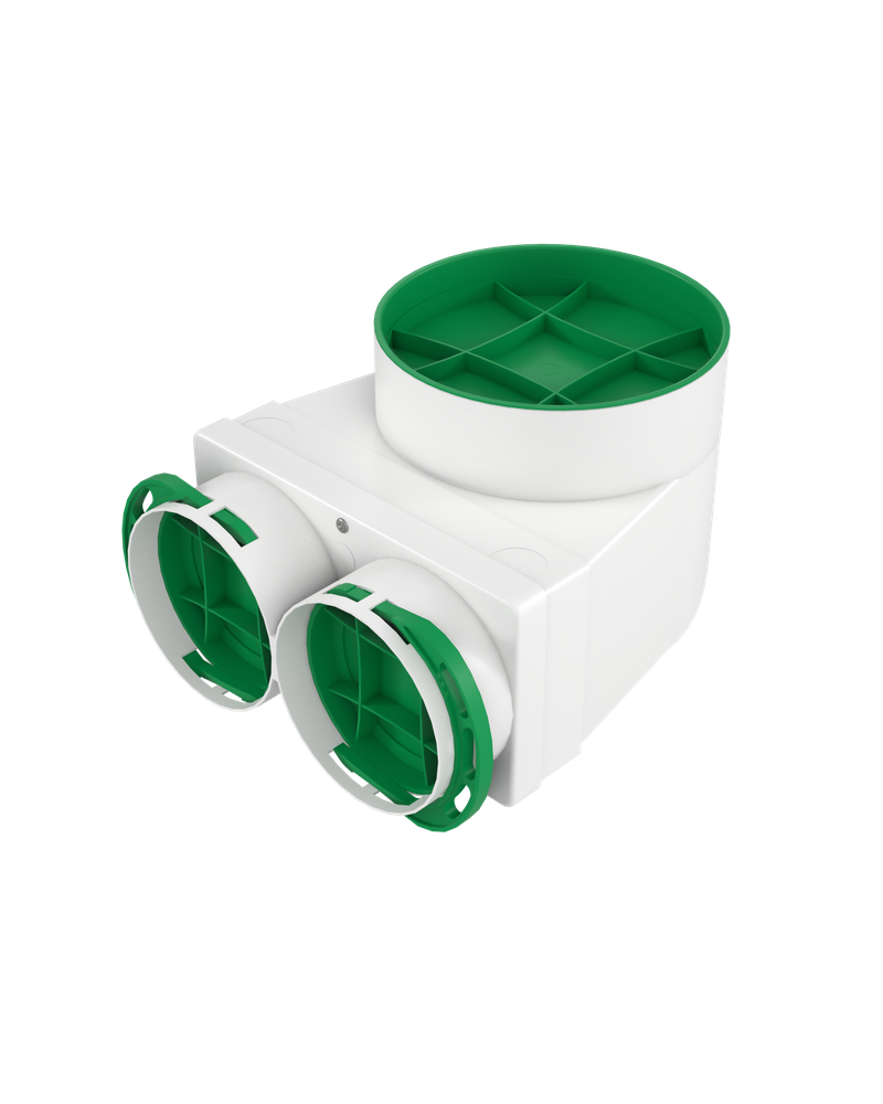 Distribučný box AWENTA 2x90/160 - priamy