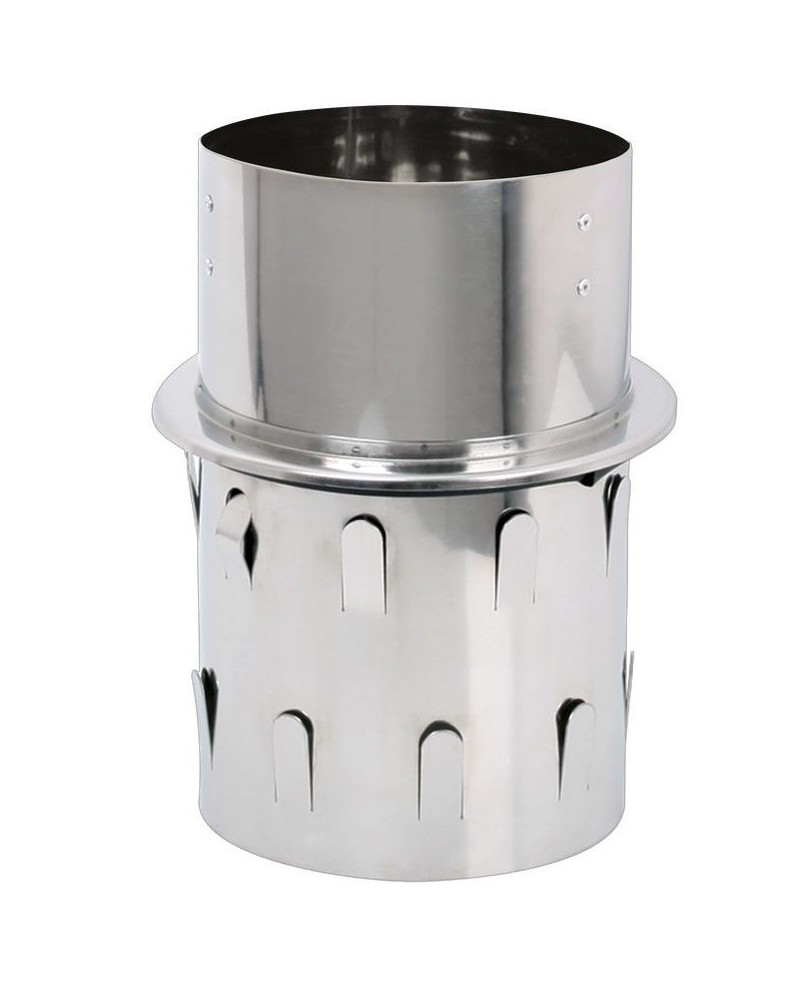 Prechod do šamotu ø150 mm nerez