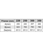 Komínová hlavica ø350 mm nerez