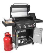 Plynový gril G21 Alabama Black BBQ Premium Line, 5 horákov + zdarma redukčný ventil