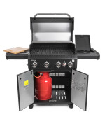 Plynový gril G21 Alabama Black BBQ Premium Line, 5 horákov + zdarma redukčný ventil