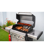 Plynový gril G21 Alabama Silver BBQ Premium Line, 5 horákov + zdarma redukčný ventil