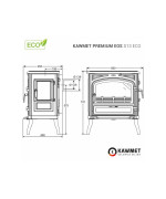 Krbové kachle KAWMET Premium EOS S13 ECO