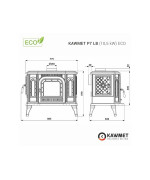 Krbové kachle KAWMET P7 (10,5 kW) LB ECO
