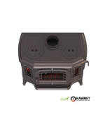 Krbové kachle KAWMET P7 (10,5 kW) CookTop PB ECO