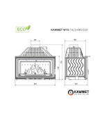 Krbová vložka KAWMET W15 (16,3 kW) ECO