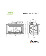 Krbová vložka KAWMET W16 (9,4 kW) ECO