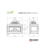 Krbová vložka KAWMET W16 PB (13,5 kW) ECO
