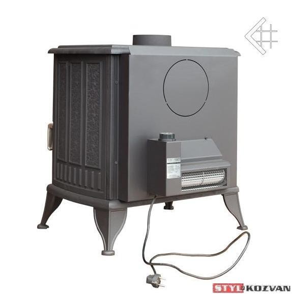 Kratki Koza K9 TURBOFAN - liatinové kachle s ventilátorom - Dymovod 150 KOZA/K9/TF