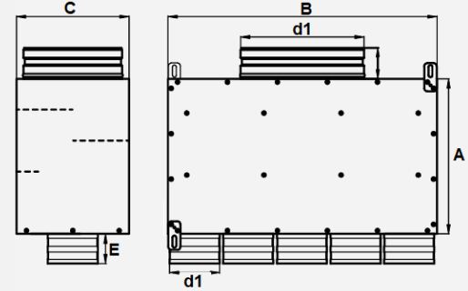 PRODMAXGM | Rozdeľovací box GM 5 vývodov 5x75/125P/GM SK 5x75/125P/GM