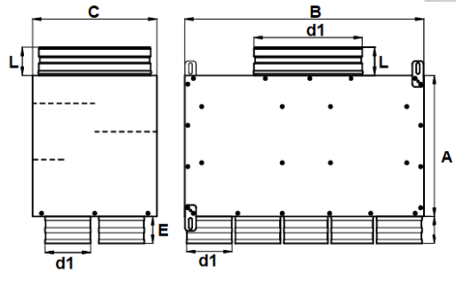 PRODMAXGM | Rozdeľovací box GM dvojradový 10x75/200 izolovaný SK 10x75/200D/GMI