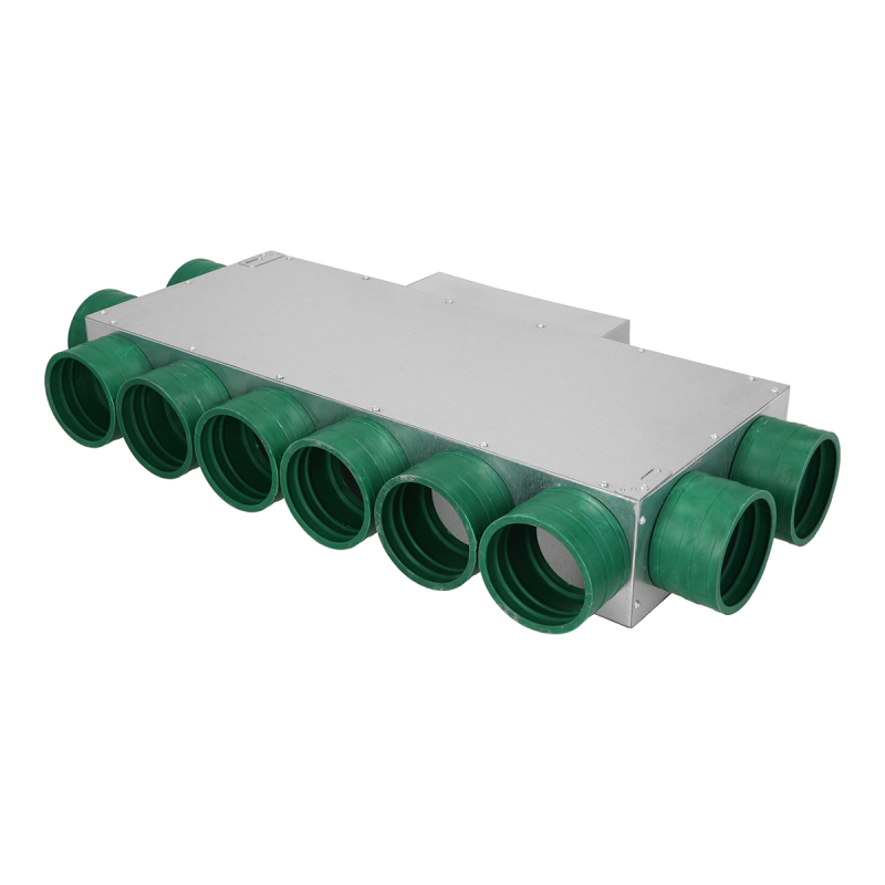 PRODMAXGM | Rozdeľovací box GM s obdĺžnikovým výstupom 10x75/200x50 izolovaný SK 10x75/200x50/GM/I