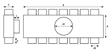 PRODMAXOC | Rozdeľovací box 14×75/160 izolovaný SK 14x75/160I