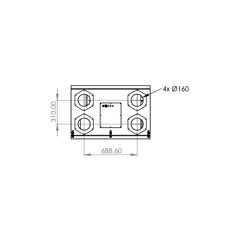 PRODMAX REKUPERATORY | PRODMAX PRO MAX 400 R H/V CLASSIC - rekuperátor PRO MAX 400 R H/V-R/L
