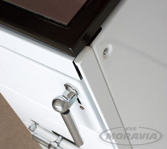 KVS MORAVIA sporák Biely typ 9101 VSP-9101.1250